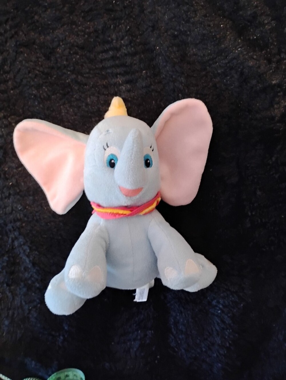 Disney Light Blue and Pink Dumbo Plush